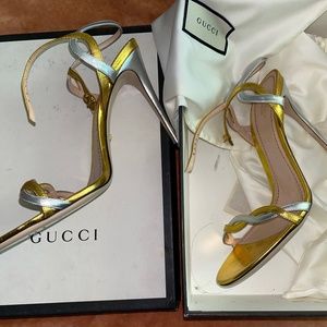 Gucci straps sandal perfect for wedding and bridesmaids